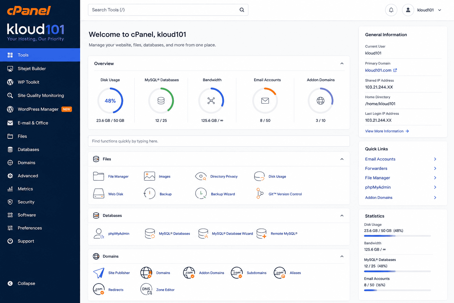 cPanel WHM